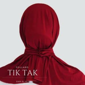 foulard tic tac rouge
