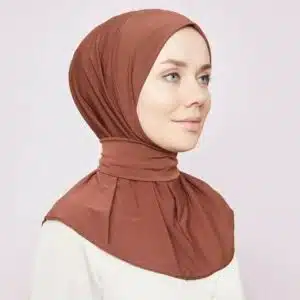foulard tic tac marron